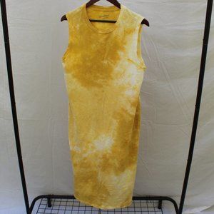 Yellow Tie Dye Maxi Dress